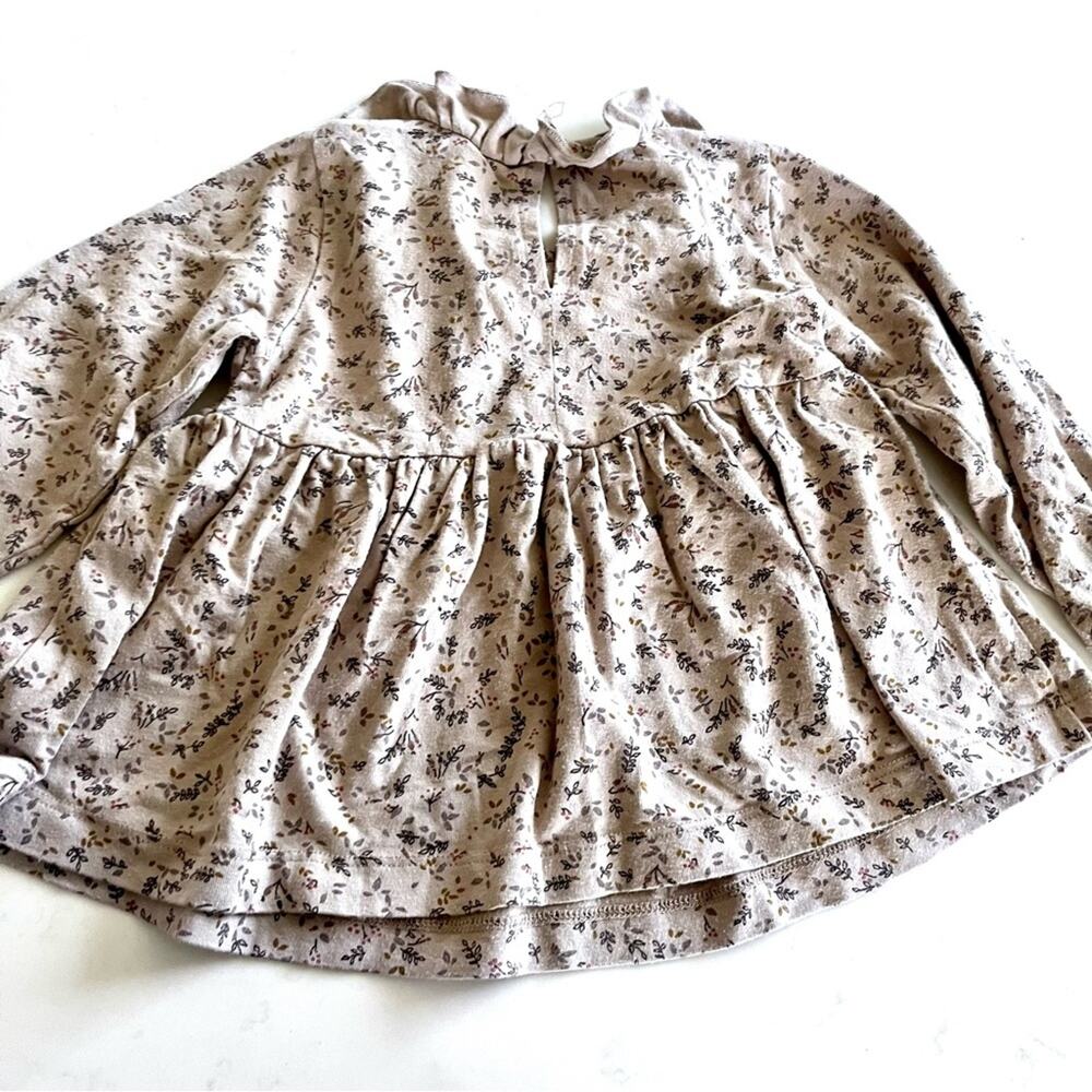 MarMar Copenhagen girls ruffle peplum floral print top blouse 12 months - Picture 5 of 6